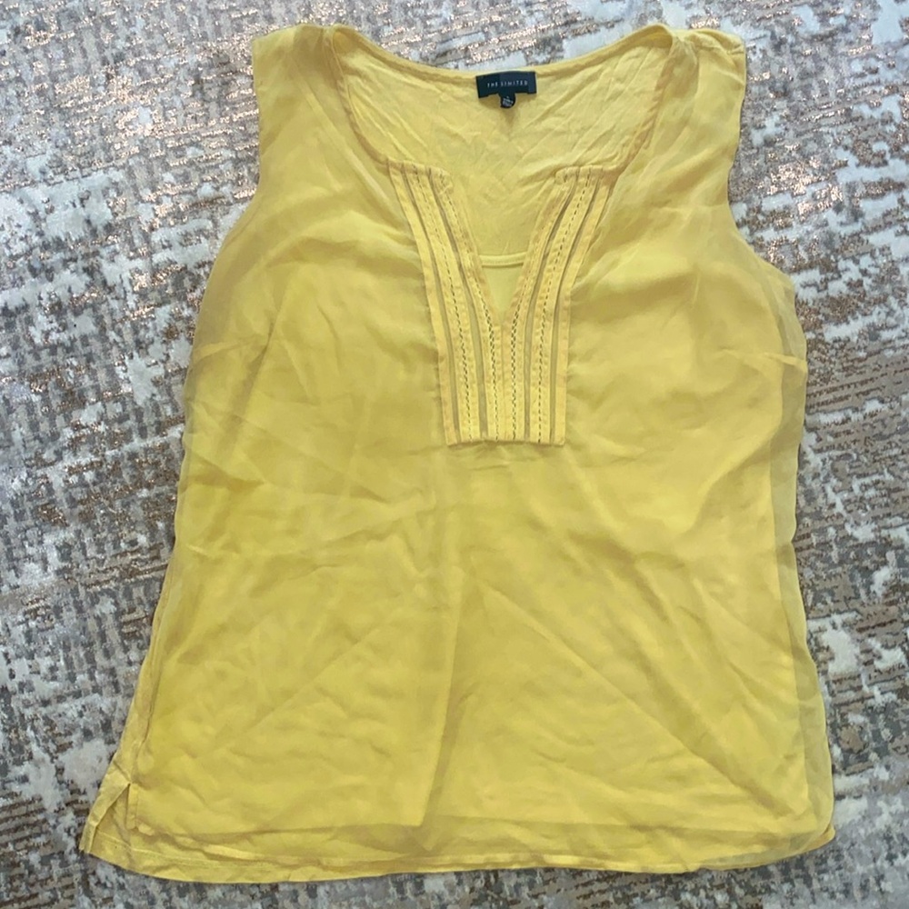 The Limited Yellow Tank Top